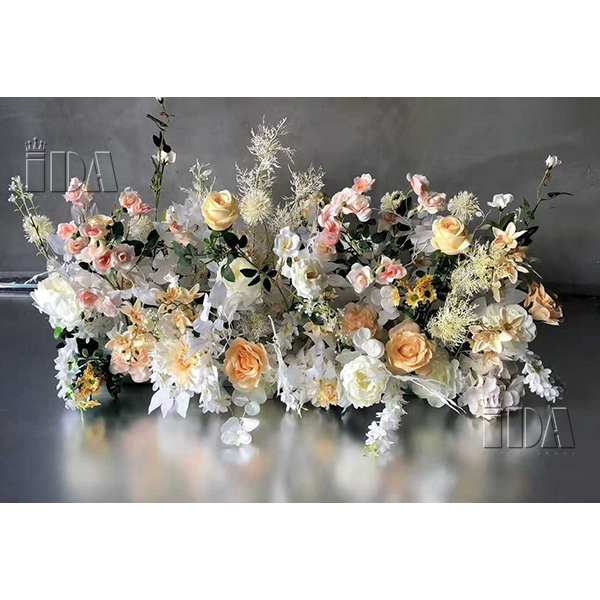 IDACS19 venda imperdível corredor de mesa de flores para decoração de festa