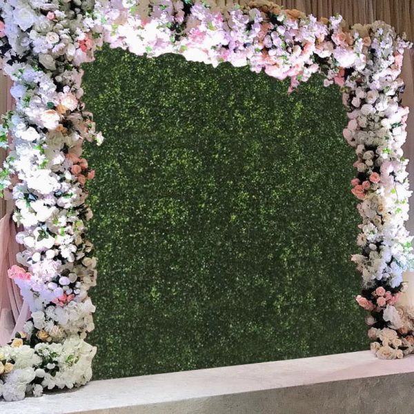 IDAFW-A21 paneles de hierba para pared de fondo de boda
